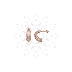 925 Sterling Silver Zirconia  Unique Earrings