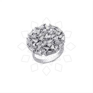 925 Sterling Silver Zirconia  Unique Rings