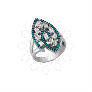 925 Sterling Silver Zirconia  Unique Rings