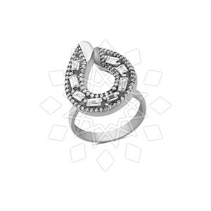 925 Sterling Silver Zirconia  Unique Rings