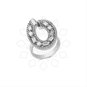 925 Sterling Silver Zirconia  Unique Rings