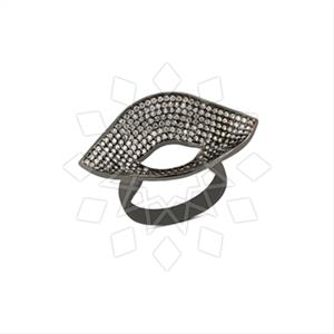 925 Sterling Silver Zirconia  Unique Rings