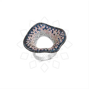 925 Sterling Silver Zirconia  Unique Rings