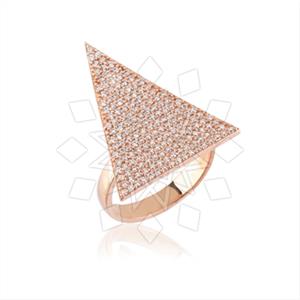 925 Sterling Silver Zirconia  Unique Rings