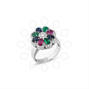 925 Sterling Silver Zirconia  Unique Rings