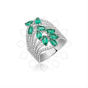 925 Sterling Silver Zirconia  Unique Rings