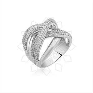 925 Sterling Silver Zirconia  Unique Rings