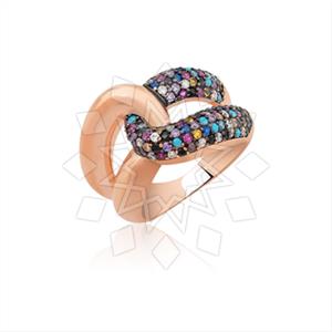 925 Sterling Silver Zirconia  Unique Rings