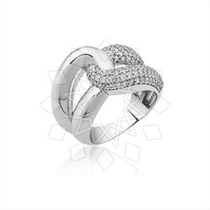 925 Sterling Silver Zirconia  Unique Rings