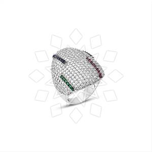 925 Sterling Silver Zirconia  Unique Rings