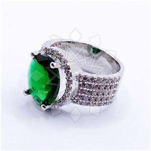 925 Sterling Silver Zirconia  Unique Rings