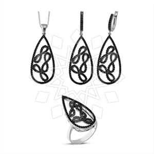 925 Sterling Silver Zirconia  Unique Sets