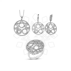 925 Sterling Silver Zirconia  Unique Sets