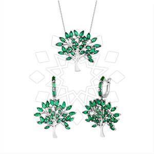 925 Sterling Silver Zirconia  Unique Sets