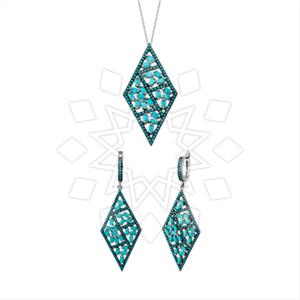 925 Sterling Silver Zirconia  Unique Sets