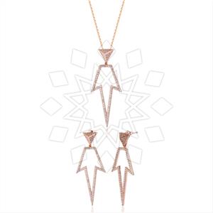 925 Sterling Silver Zirconia  Unique Sets