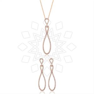 925 Sterling Silver Zirconia  Unique Sets