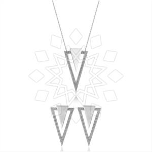 925 Sterling Silver Zirconia  Unique Sets