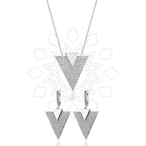 925 Sterling Silver Zirconia  Unique Sets