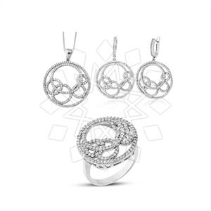 925 Sterling Silver Zirconia  Unique Sets