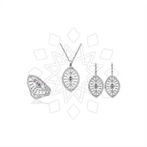 925 Sterling Silver Zirconia  Unique Sets