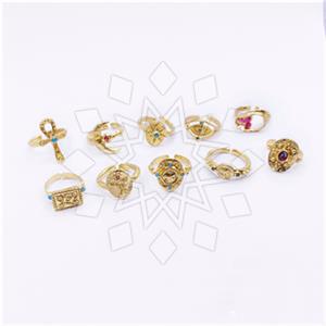 Fashion Cocktail Fantasy Rings 10 Piece Package
