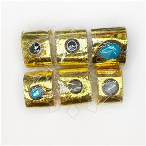 Fashion Cuff Bracelets Package 6 Pieces