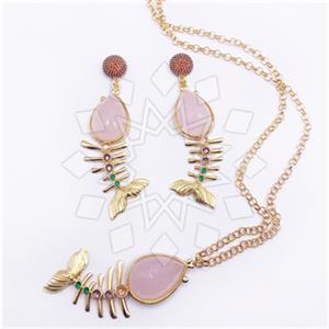 Fashion Earrings Necklace Sets