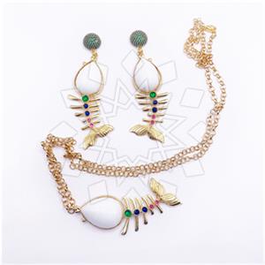 Fashion Earrings Necklace Sets