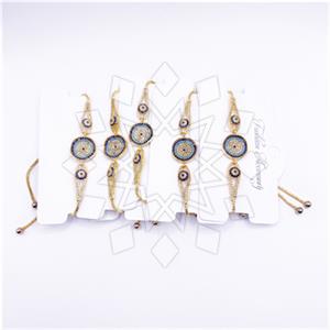 Fashion Evil Eye Adjustable 5 Bracelets Package