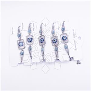 Fashion Evil Eye Adjustable 5 Bracelets Package