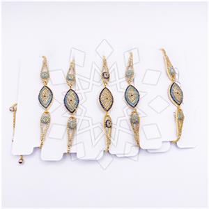 Fashion Evil Eye Adjustable 5 Bracelets Package
