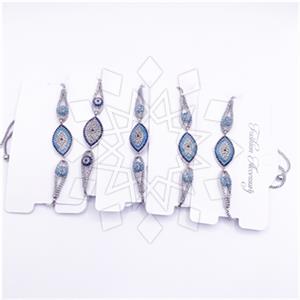 Fashion Evil Eye Adjustable 5 Bracelets Package