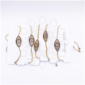 Fashion Evil Eye Adjustable 5 Bracelets Package