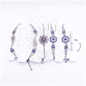 Fashion Evil Eye Adjustable 5 Bracelets Package