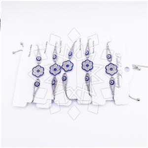 Fashion Evil Eye Adjustable 5 Bracelets Package