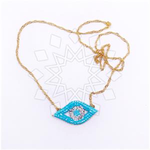 Fashion Evil Eye Adjustable Necklace