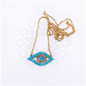 Fashion Evil Eye Adjustable Necklace