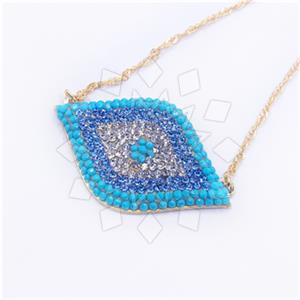 Fashion Evil Eye Adjustable Necklace
