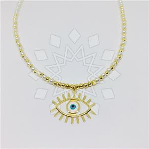 Fashion Evil Eye Beaded Necklace