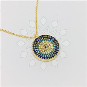 Fashion Evil Eye Pendant Necklace