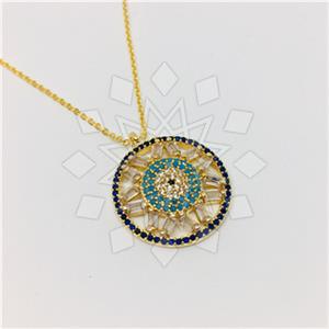 Fashion Evil Eye Pendant Necklace