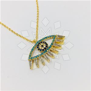 Fashion Evil Eye Pendant Necklace