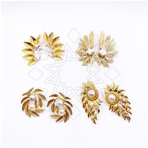Most Popular Fashion Fantasy Leaf Earrings 4 Pairs