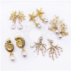 Most Popular Fashion Fantasy Marine Earrings 5 Pairs