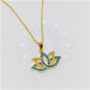 Fashion Flower Pendant Necklace