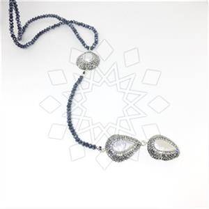 Fashion Gem and Crystals Beaded Necklace