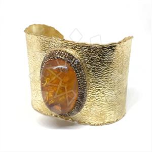 Fashion Gem and Crystals Cuff Bracelets