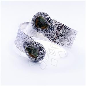 Fashion Gem and Crystals Cuff Bracelets