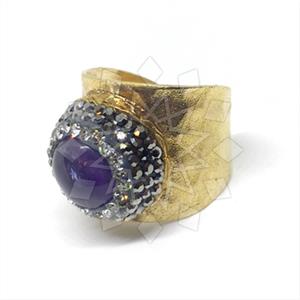 Fashion Gem and Crystals Gemstone Rings